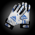 White & Blue Gaelic Gloves